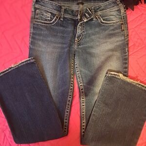 Silver Jeans Dark Blue Flare Denim